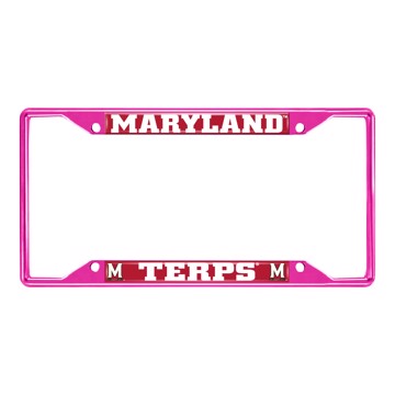 Picture of University of Maryland License Plate Frame - Pink