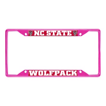 Picture of North Carolina State University License Plate Frame - Pink