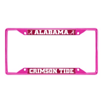 Picture of University of Alabama License Plate Frame - Pink