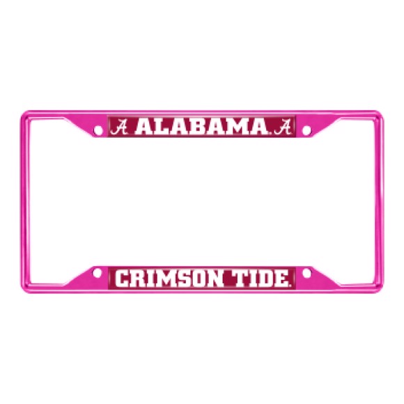 Picture of University of Alabama License Plate Frame - Pink