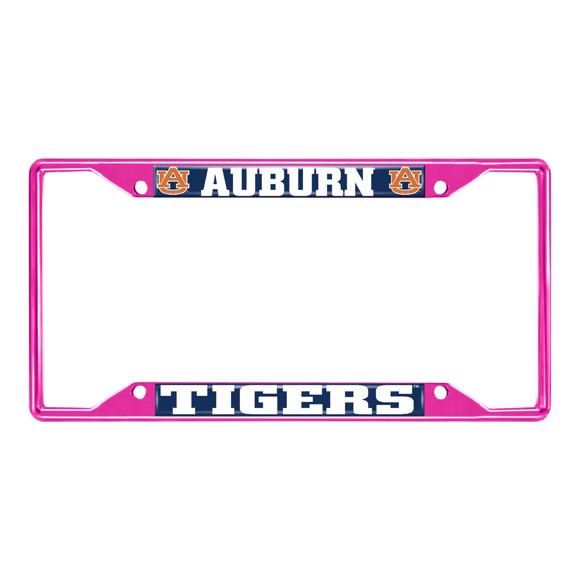 Picture of Auburn University License Plate Frame - Pink