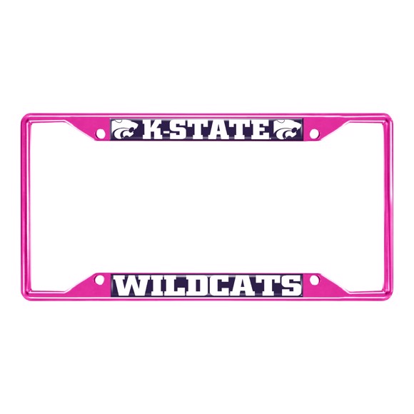 Picture of Kansas State University License Plate Frame - Pink