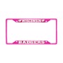 Picture of University of Wisconsin License Plate Frame - Pink