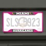 Picture of University of Miami License Plate Frame - Pink