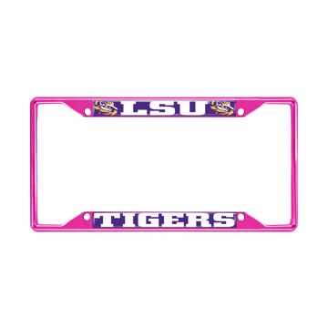 Picture of Louisiana State University License Plate Frame - Pink