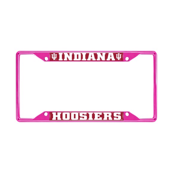 Picture of Indiana University License Plate Frame - Pink