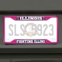 Picture of University of Illinois License Plate Frame - Pink