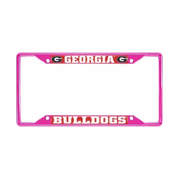 Picture of University of Georgia License Plate Frame - Pink