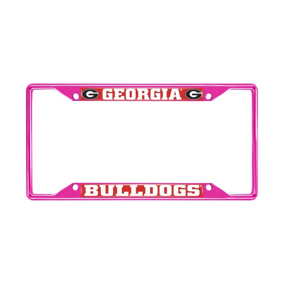 Picture of University of Georgia License Plate Frame - Pink