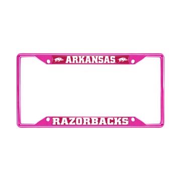 Picture of University of Arkansas License Plate Frame - Pink