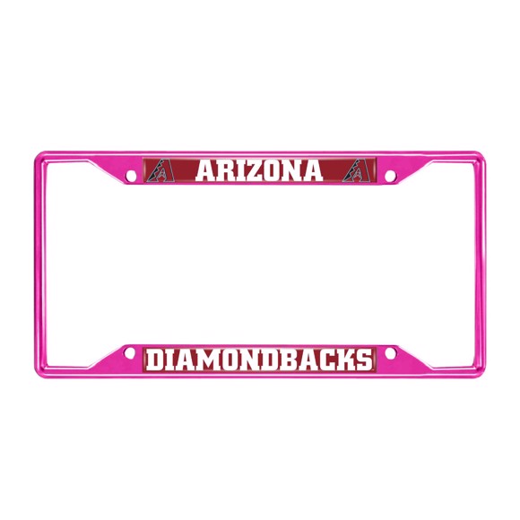 Picture of MLB - Arizona Diamondbacks License Plate Frame - Pink