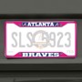 Picture of MLB - Atlanta Braves License Plate Frame - Pink