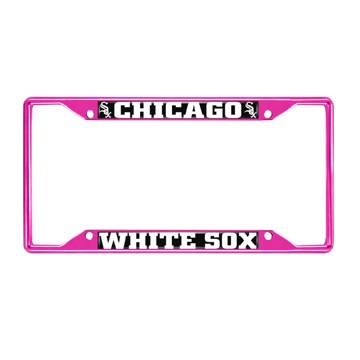 Picture of MLB - Chicago White Sox License Plate Frame - Pink