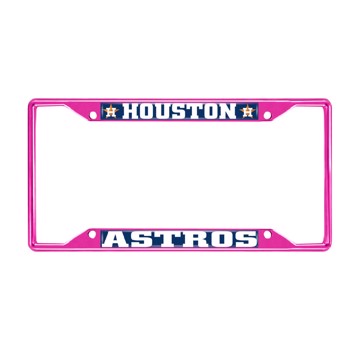 Picture of MLB - Houston Astros License Plate Frame - Pink