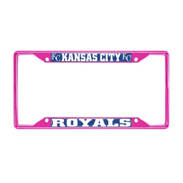 Picture of MLB - Kansas City Royals License Plate Frame - Pink