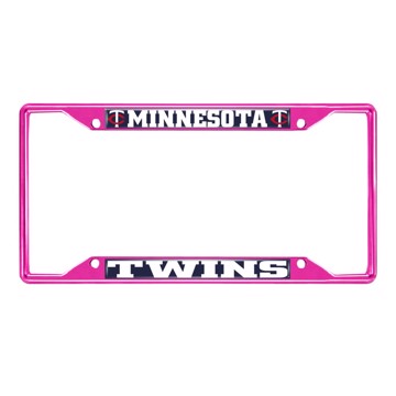 Picture of MLB - Minnesota Twins License Plate Frame - Pink