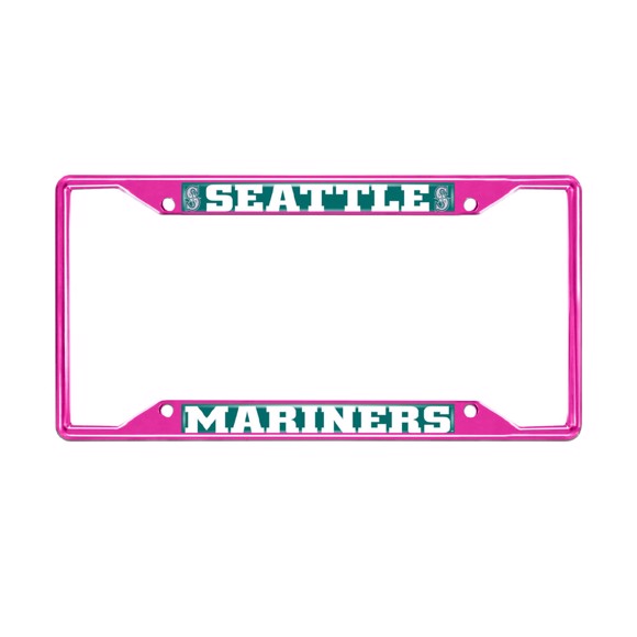 Picture of MLB - Seattle Mariners License Plate Frame - Pink