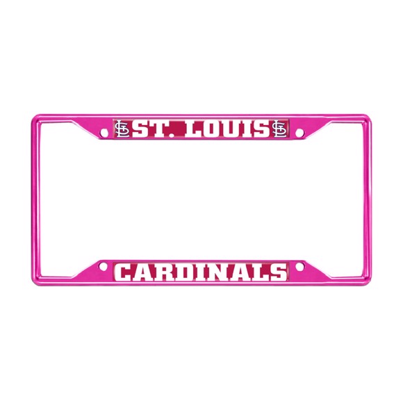 Picture of MLB - St. Louis Cardinals License Plate Frame - Pink