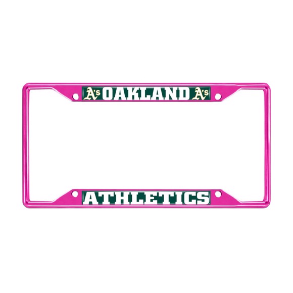 Picture of MLB - Oakland Athletics License Plate Frame - Pink