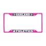 Picture of MLB - Oakland Athletics License Plate Frame - Pink