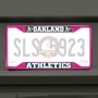 Picture of MLB - Oakland Athletics License Plate Frame - Pink