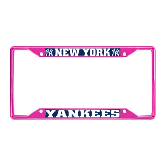 Picture of MLB - New York Yankees License Plate Frame - Pink