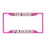 Picture of MLB - San Diego Padres License Plate Frame - Pink