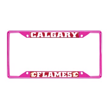 Picture of NHL - Calgary Flames License Plate Frame - Pink