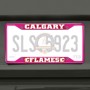 Picture of NHL - Calgary Flames License Plate Frame - Pink