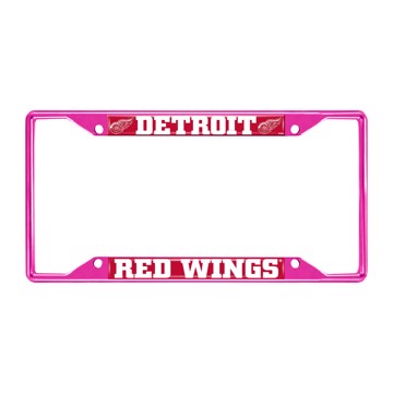 Picture of NHL - Detroit Red Wings License Plate Frame - Pink