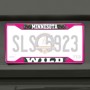 Picture of NHL - Minnesota Wild License Plate Frame - Pink