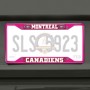 Picture of NHL - Montreal Canadiens License Plate Frame - Pink