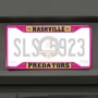 Picture of NHL - Nashville Predators License Plate Frame - Pink