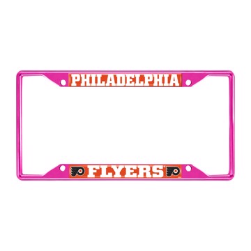 Picture of NHL - Philadelphia Flyers License Plate Frame - Pink