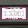 Picture of NHL - Pittsburgh Penguins License Plate Frame - Pink