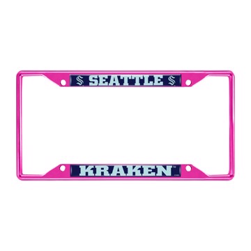 Picture of NHL - Seattle Kraken License Plate Frame - Pink