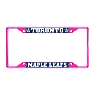 Picture of NHL - Toronto Maple Leafs License Plate Frame - Pink