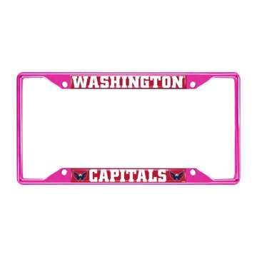 Picture of NHL - Washington Capitals License Plate Frame - Pink