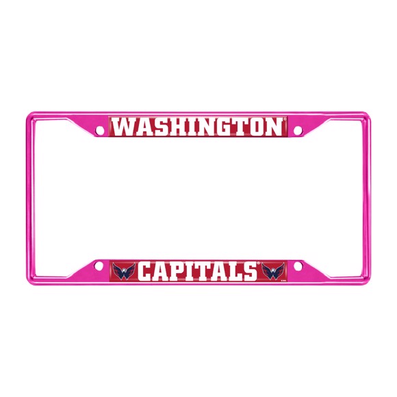 Picture of NHL - Washington Capitals License Plate Frame - Pink