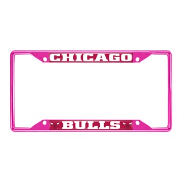 Picture of NBA - Chicago Bulls License Plate Frame - Pink