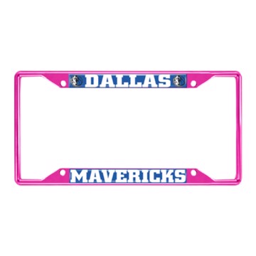 Picture of NBA - Dallas Mavericks License Plate Frame - Pink