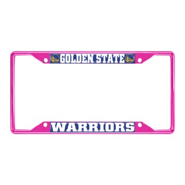 Picture of NBA - Golden State Warriors License Plate Frame - Pink