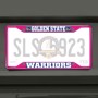 Picture of NBA - Golden State Warriors License Plate Frame - Pink