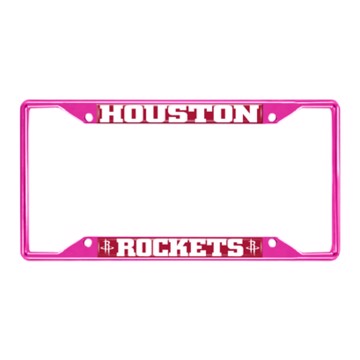 Picture of NBA - Houston Rockets License Plate Frame - Pink