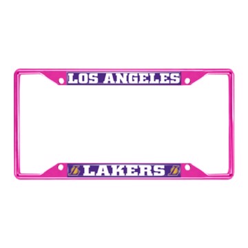 Picture of NBA - Los Angeles Lakers License Plate Frame - Pink