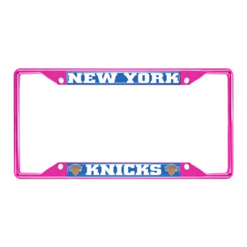 Picture of NBA - New York Knicks License Plate Frame - Pink