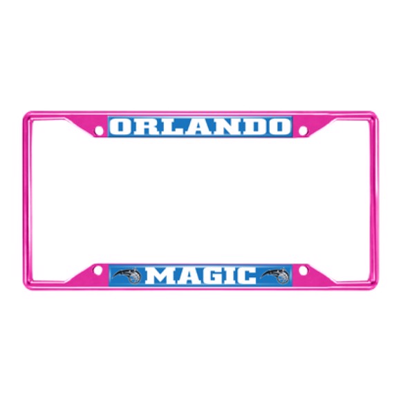 Picture of NBA - Orlando Magic License Plate Frame - Pink