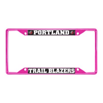 Picture of NBA - Portland Trail Blazers License Plate Frame - Pink