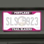 Picture of NBA - Portland Trail Blazers License Plate Frame - Pink