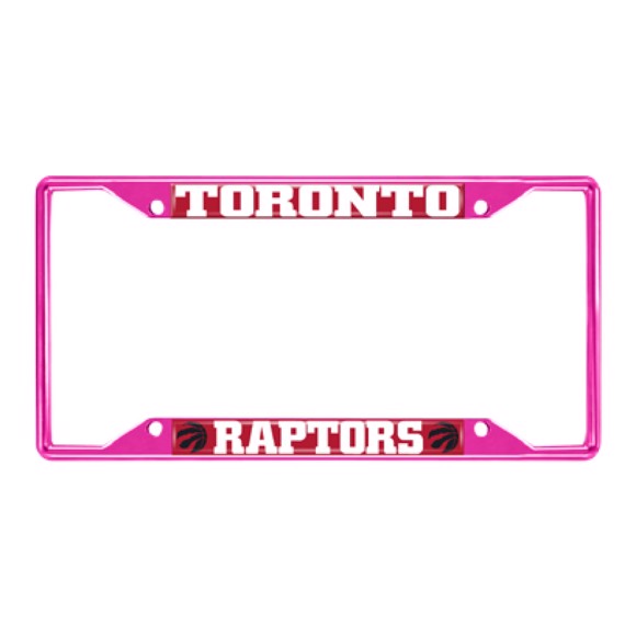 Picture of NBA - Toronto Raptors License Plate Frame - Pink